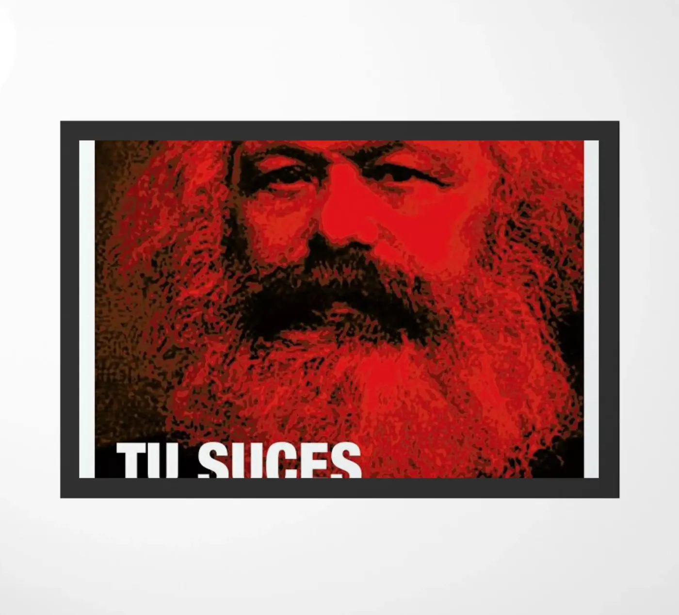 Marx doormat by Fists Et Lettres