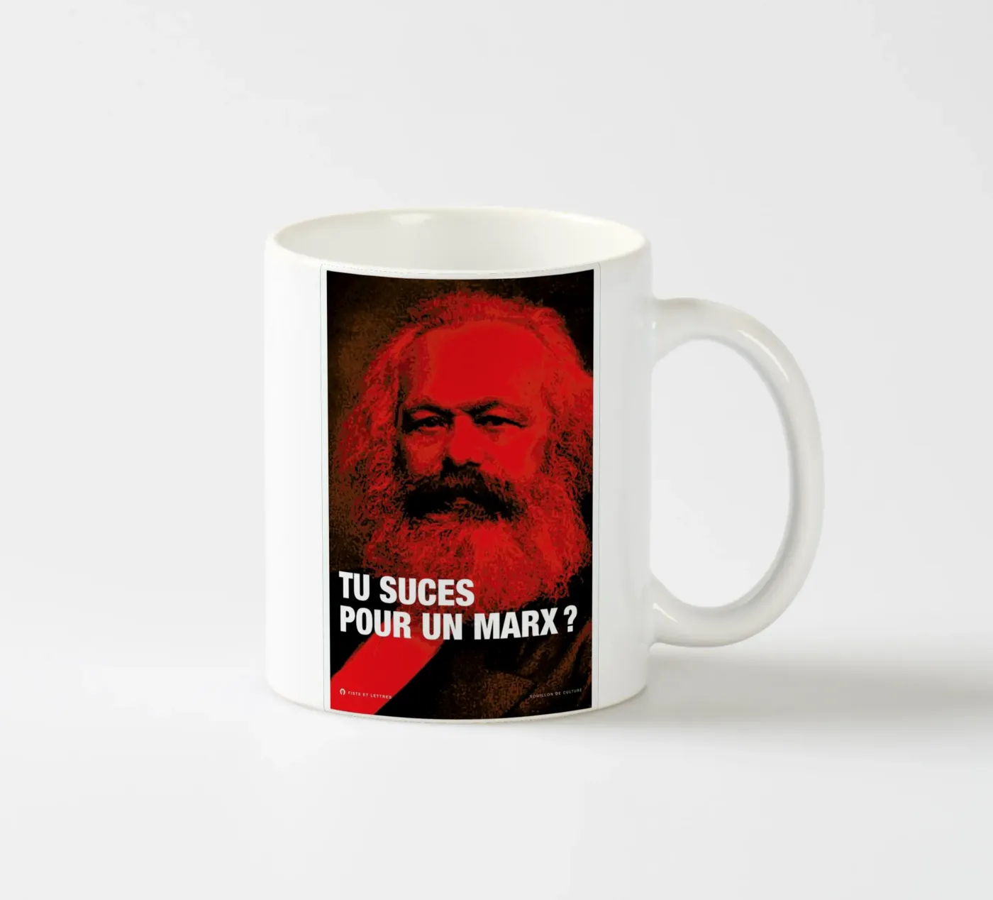 Marx ceramic mug by Fists Et Lettres