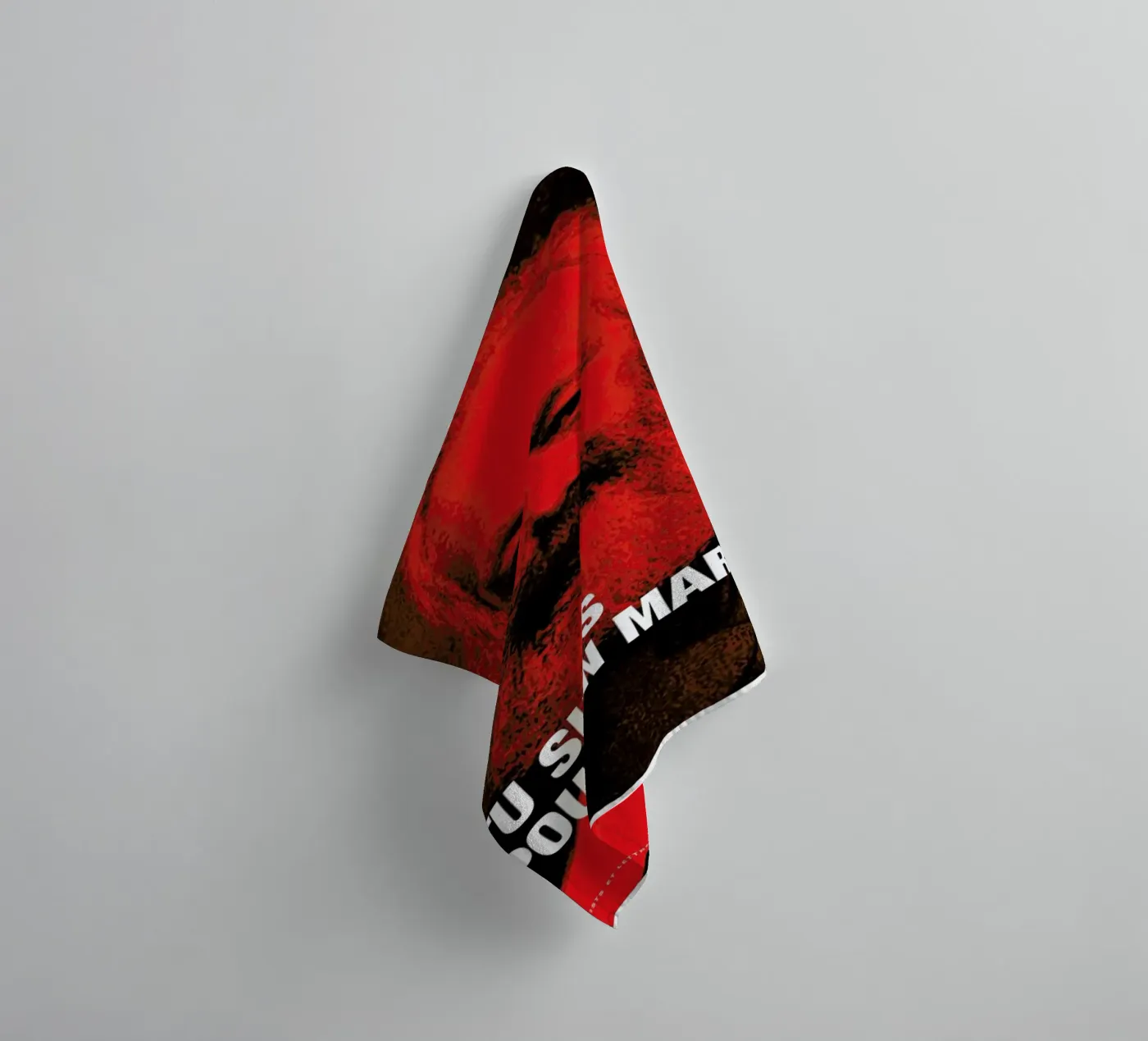 Marx towel by Fists Et Lettres
