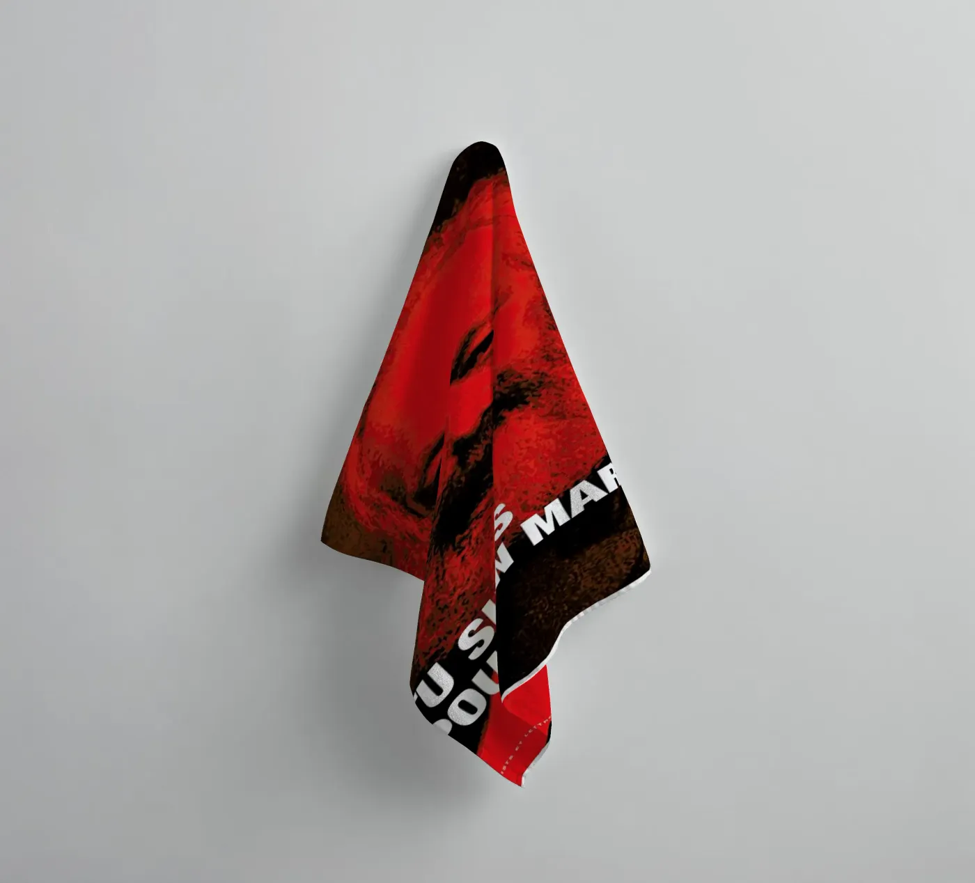 Marx badhanddoek van Fists Et Lettres