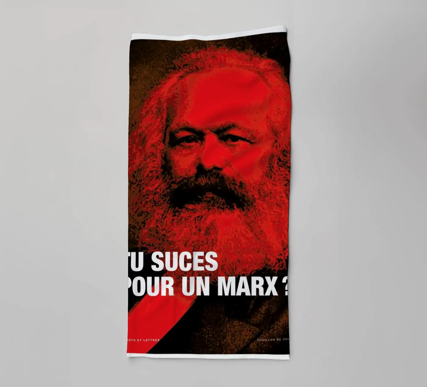 Marx badhanddoek van Fists Et Lettres