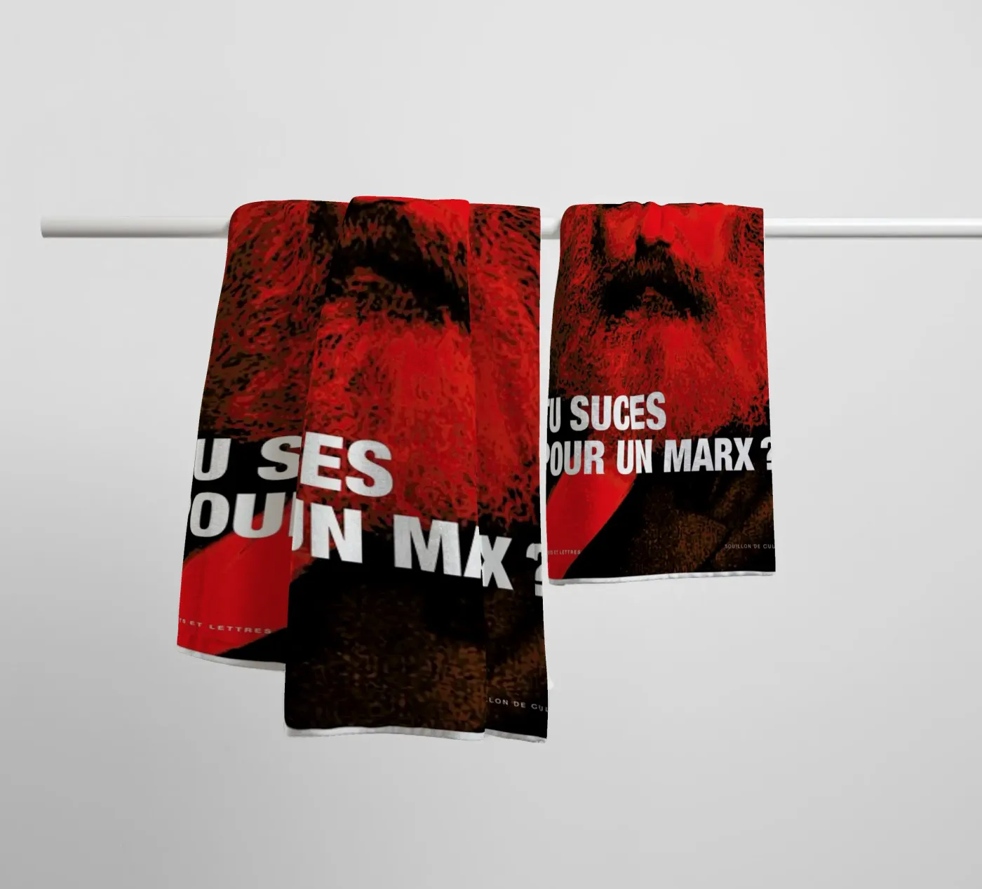 Marx badhanddoek van Fists Et Lettres