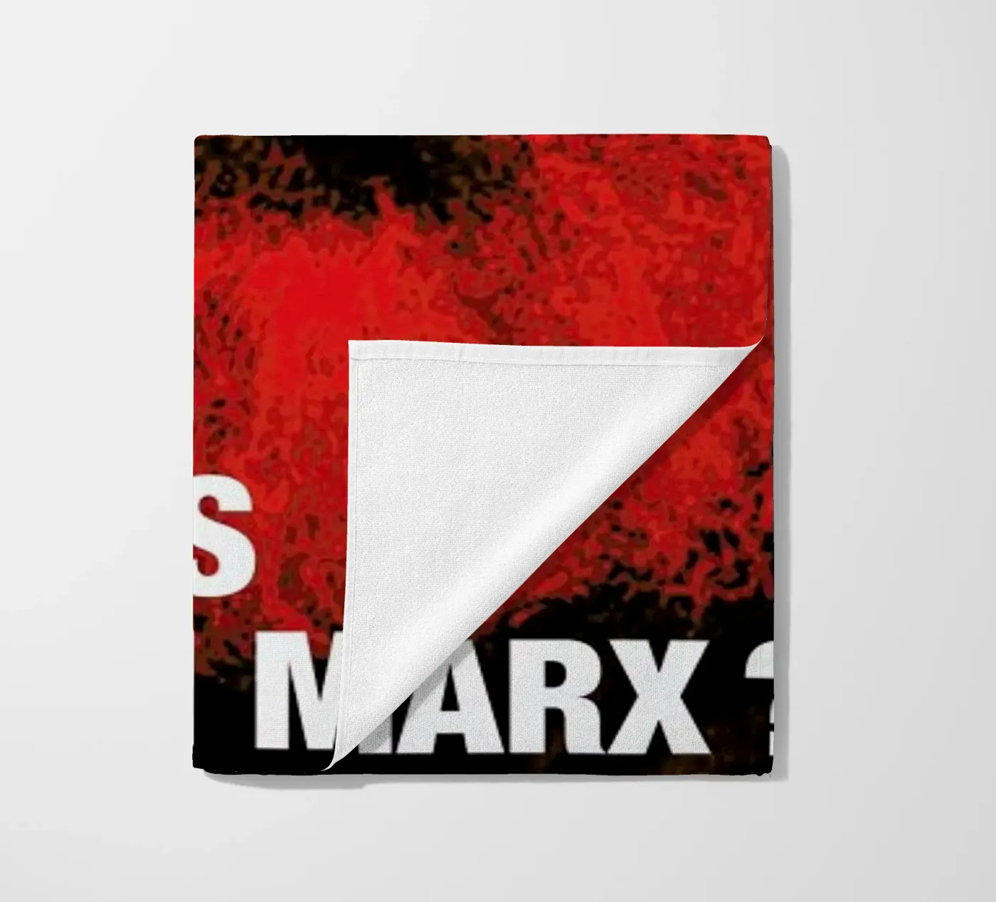 Marx beach towel by Fists Et Lettres