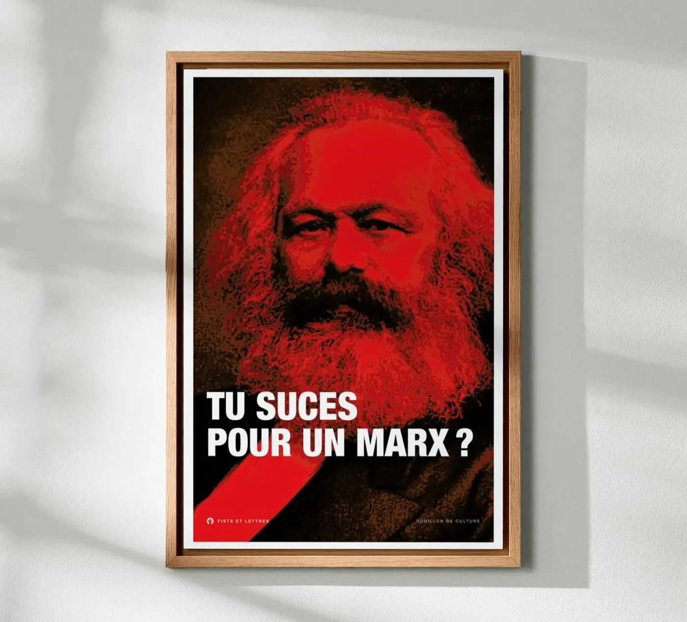 Marx forex plate by Fists Et Lettres