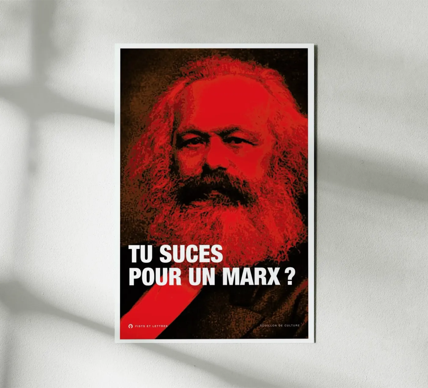 Marx forex plate by Fists Et Lettres