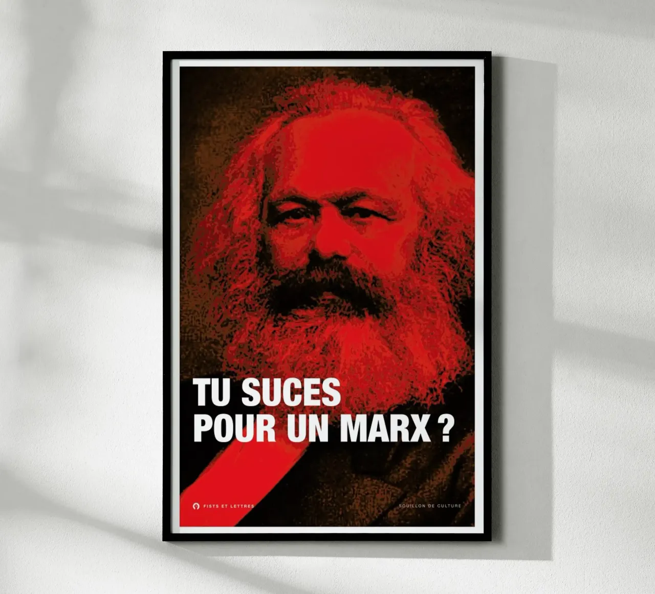 Marx poster da Fists Et Lettres