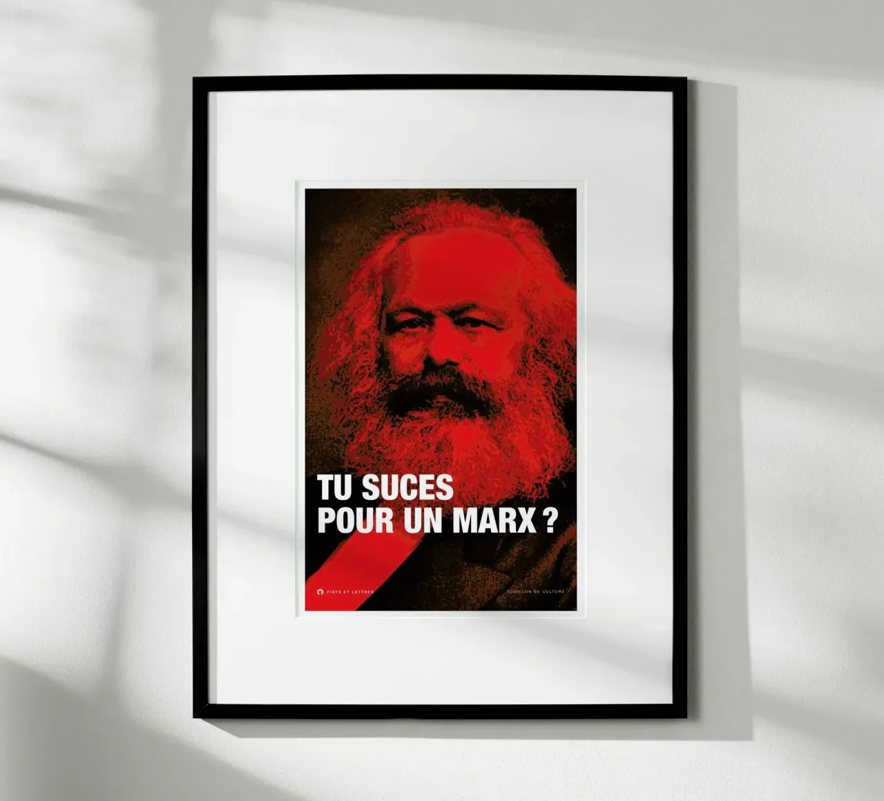Marx poster da Fists Et Lettres