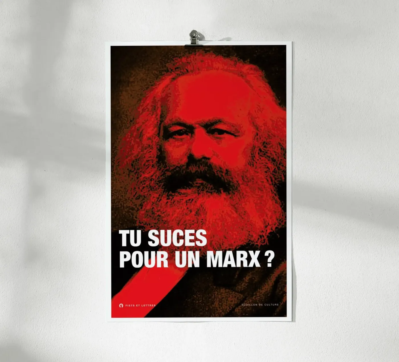 Marx Poster von Fists Et Lettres