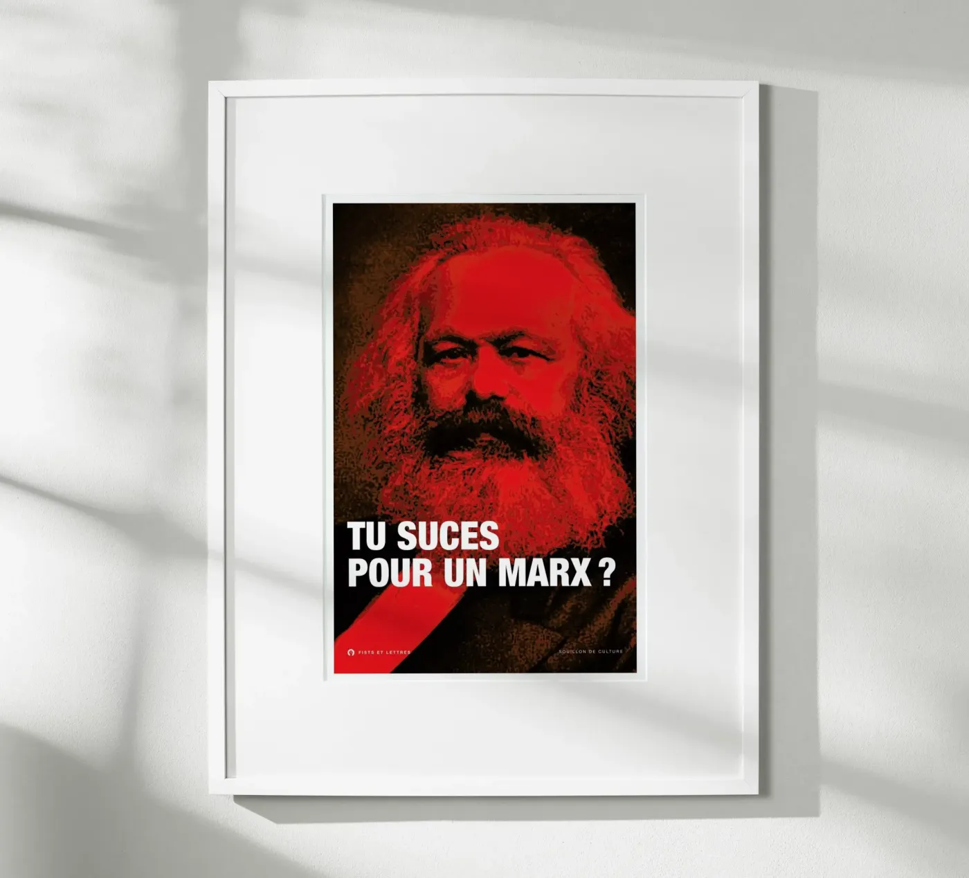 Marx Poster von Fists Et Lettres