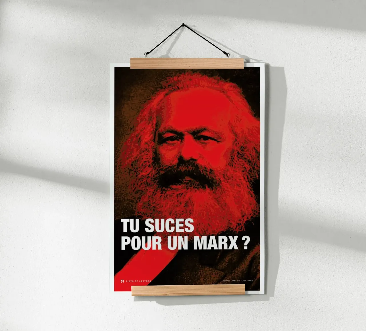 Marx poster da Fists Et Lettres