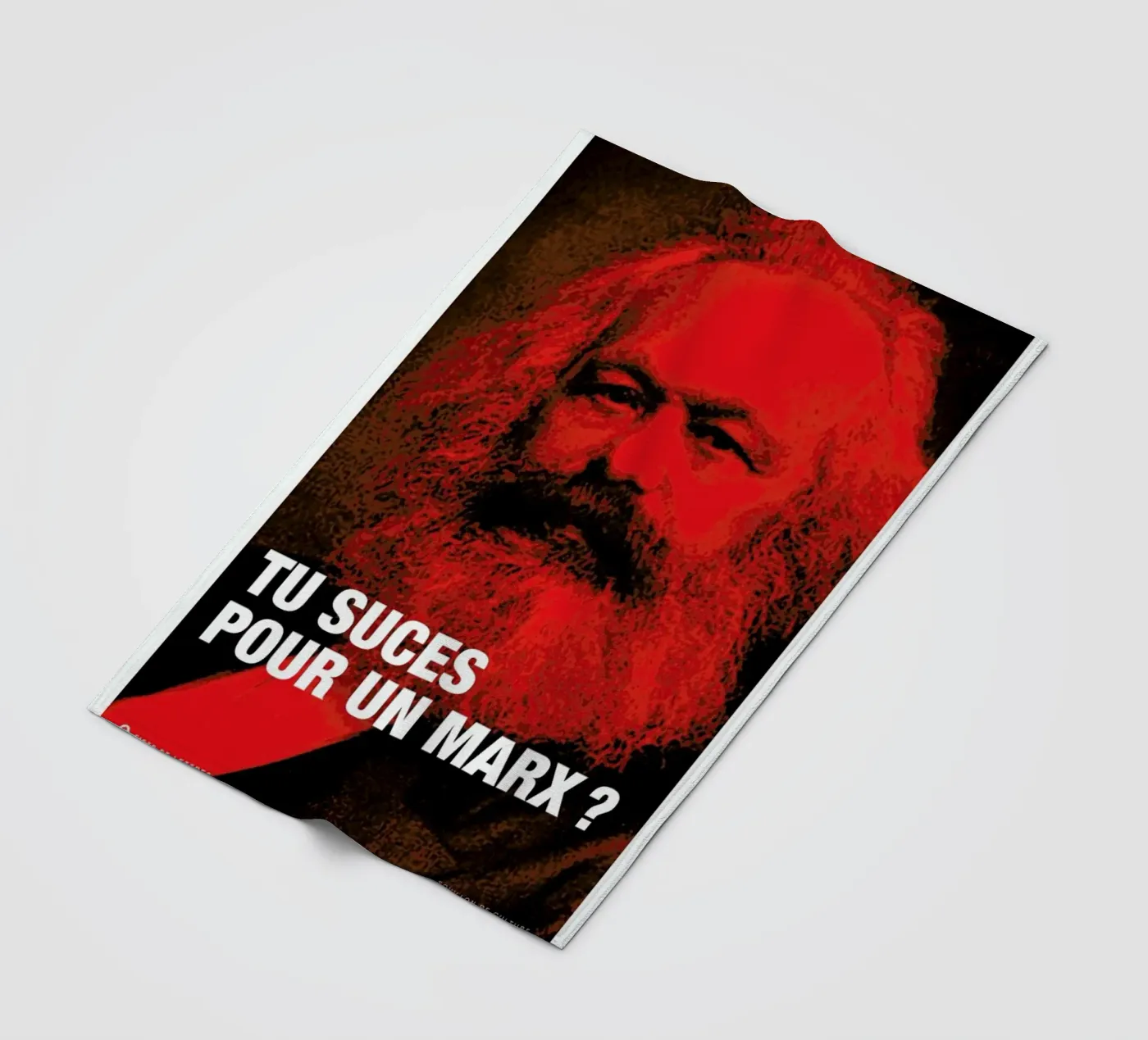 Marx fleecedeken van Fists Et Lettres