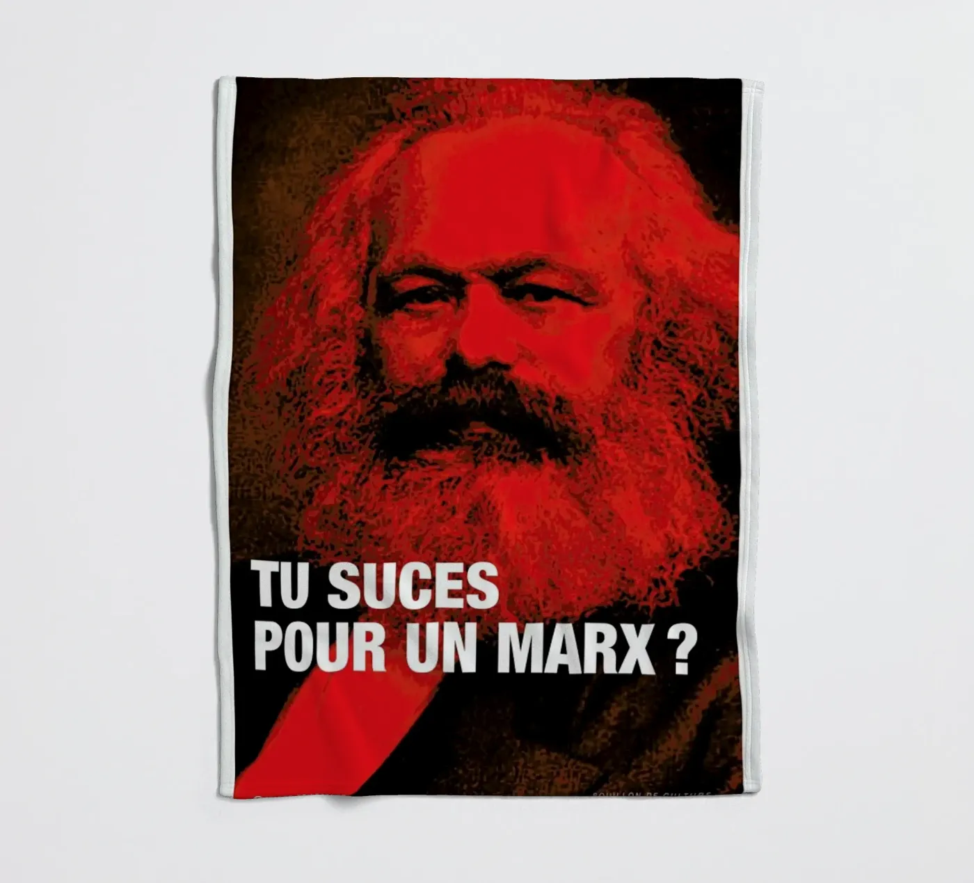 Marx fleecedeken van Fists Et Lettres