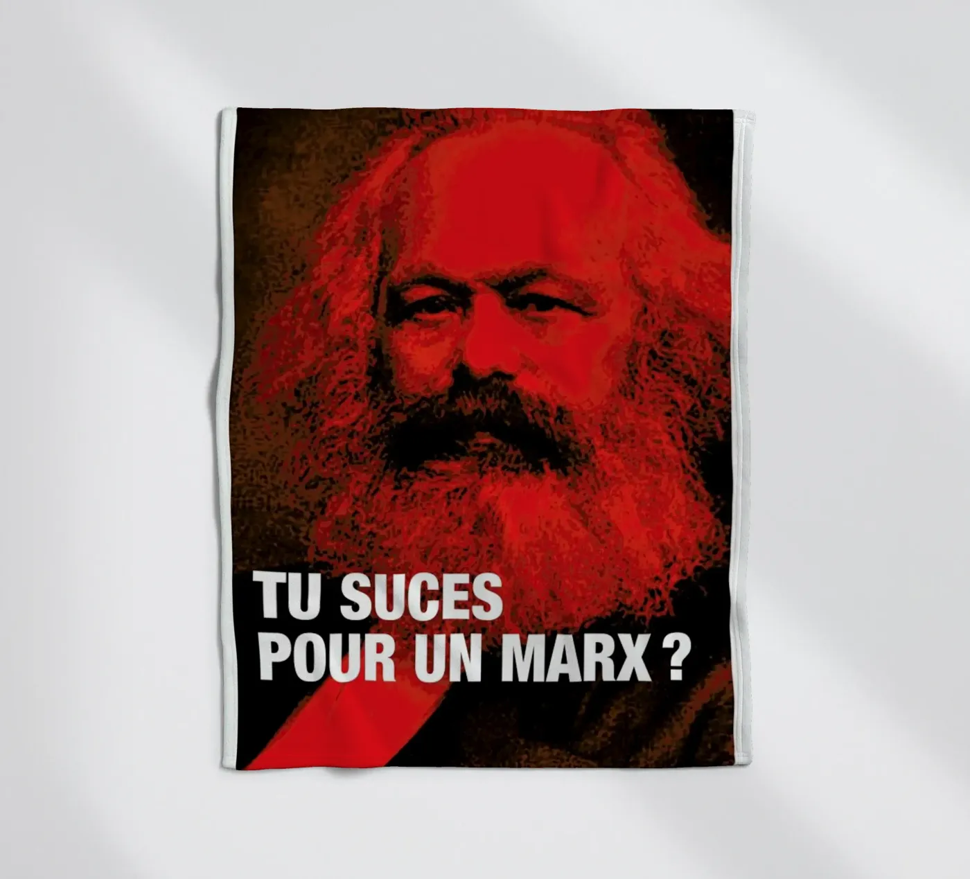 Marx fleecedeken van Fists Et Lettres