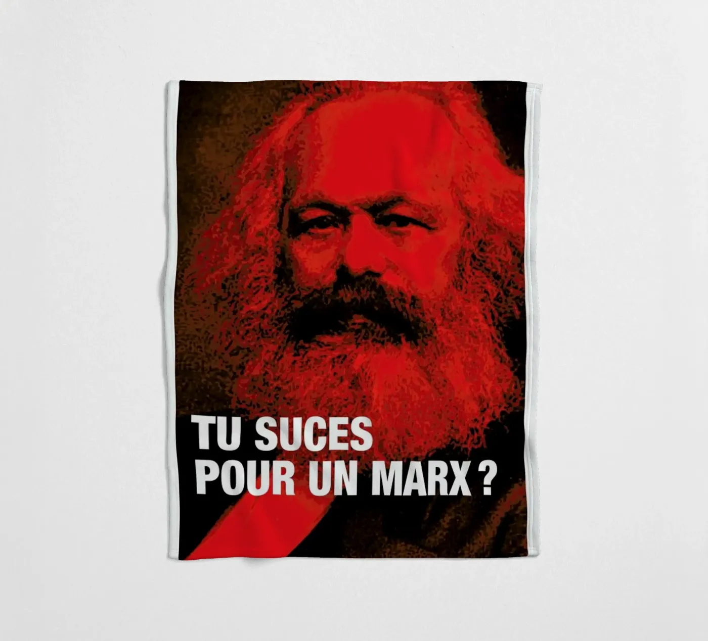 Marx fleecedeken van Fists Et Lettres