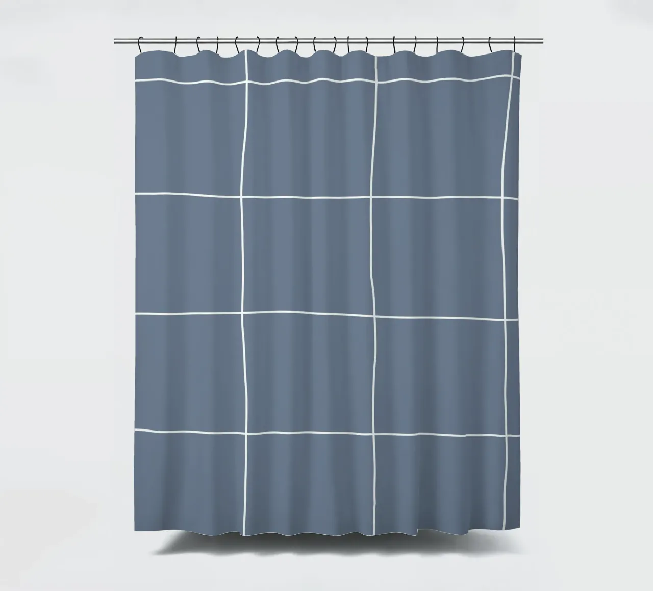 Check deep blue tenda da doccia da AleksandraAnna