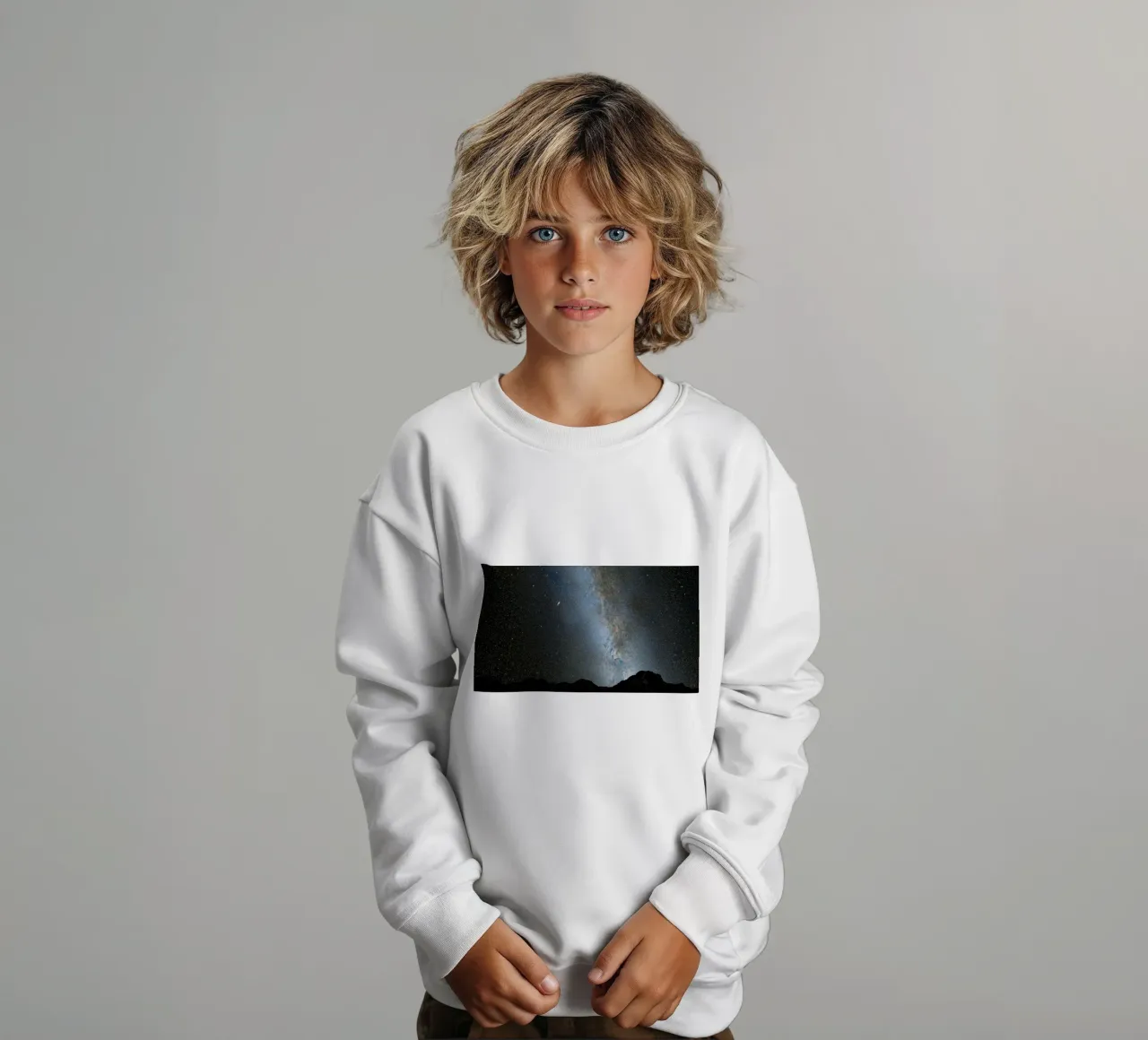 hubble telescope high definition image kids sweatshirt by 🎁 ARTVI-SHOP