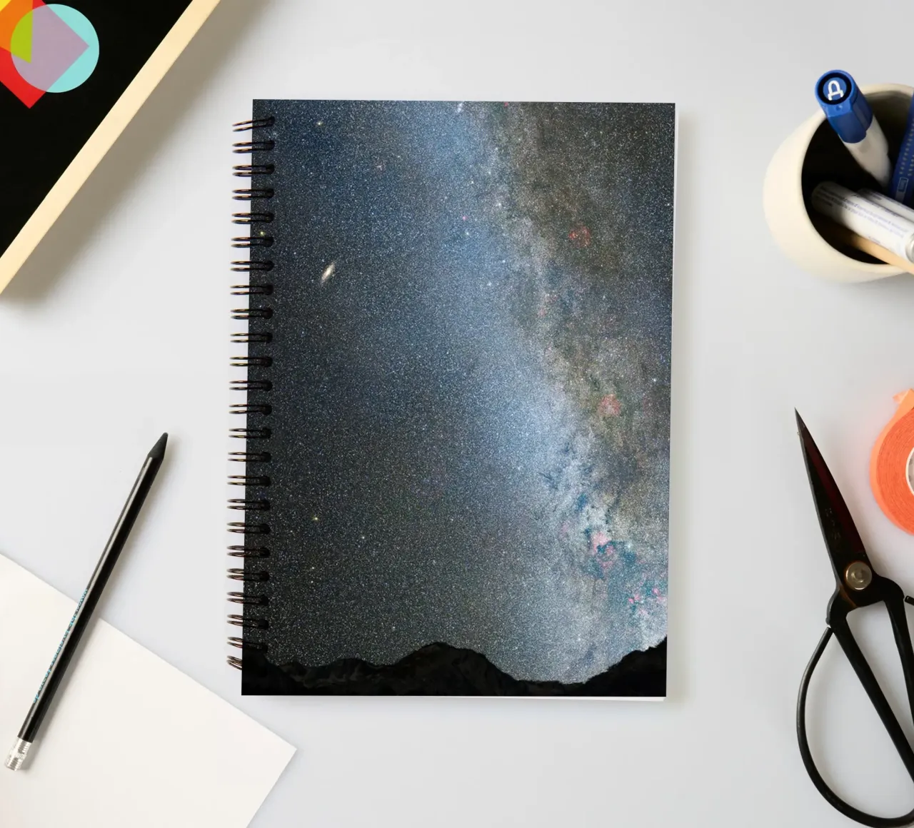 hubble telescope high definition image spiral notebook by 🎁 ARTVI-SHOP
