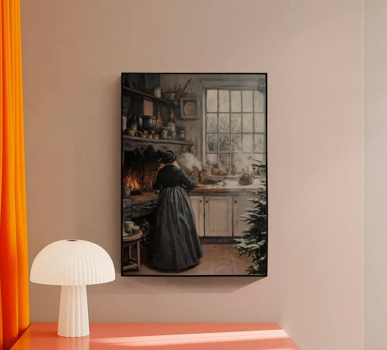 Winterliche Hexenküche plexiglass da Luna & Noctua