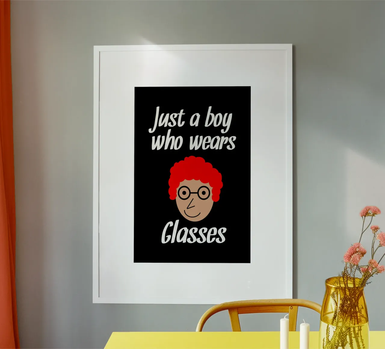 just a boy who wears glasses poster da happieeagle