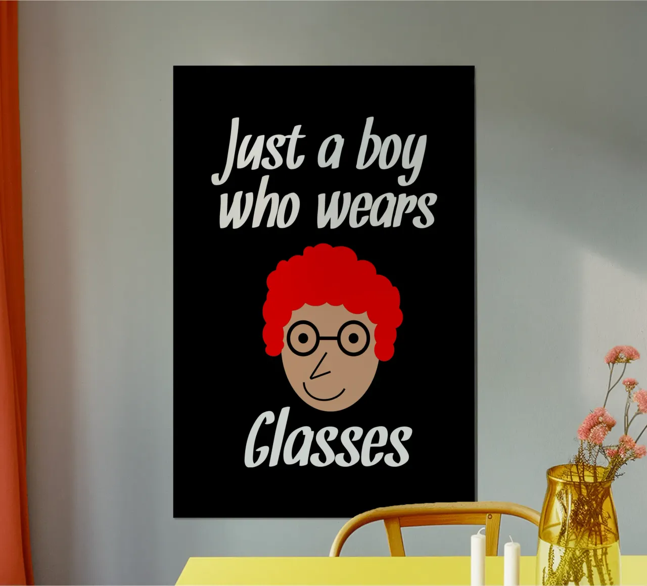 just a boy who wears glasses poster da happieeagle