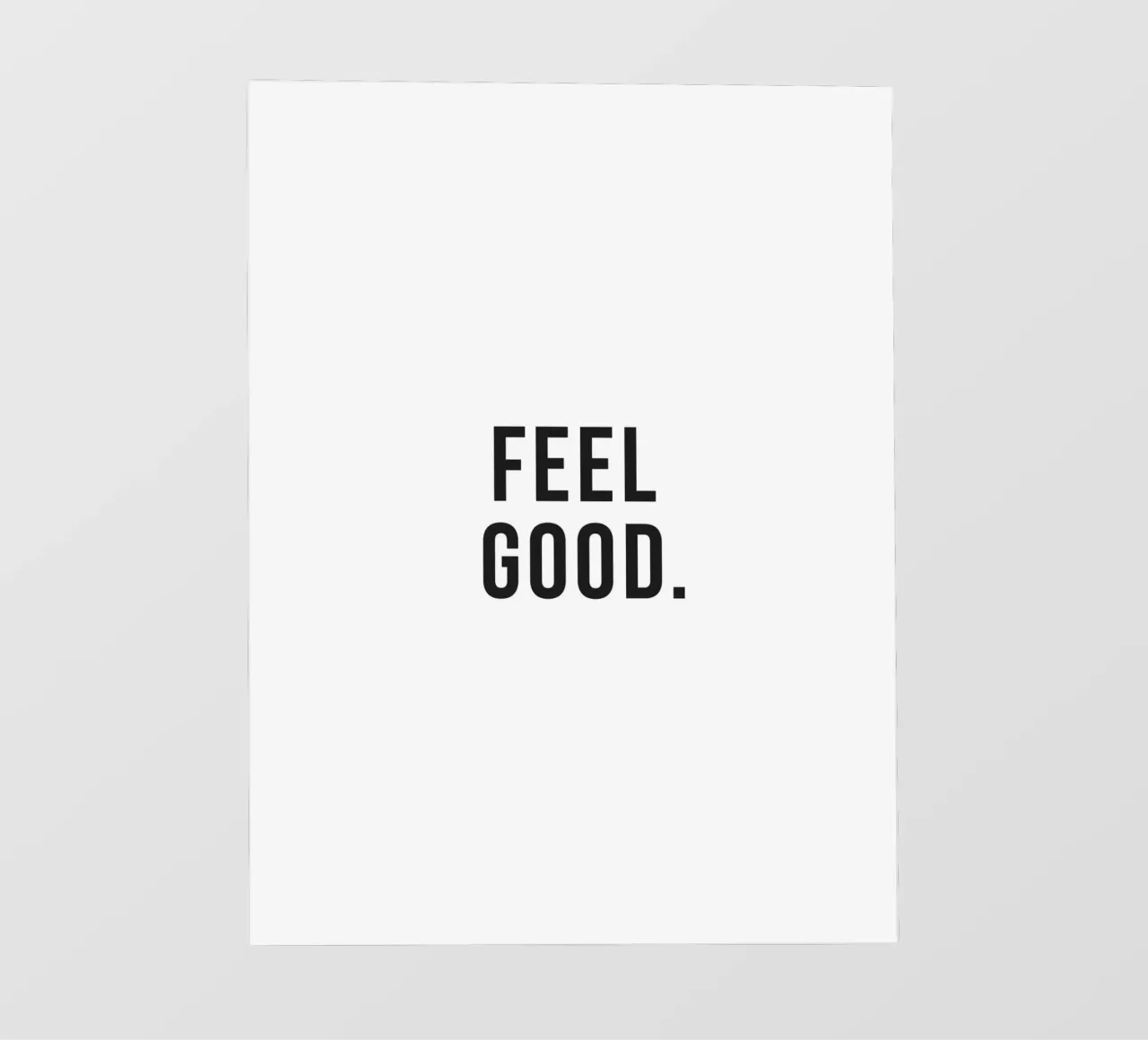 Poster per sentirsi bene telo in pvc da Whole©