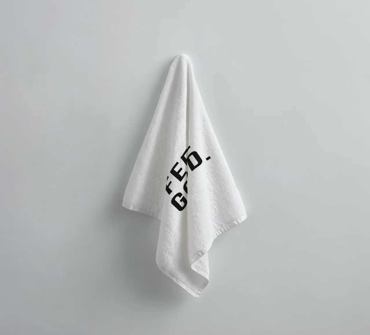 Poster per sentirsi bene asciugamano da bagno da Whole©
