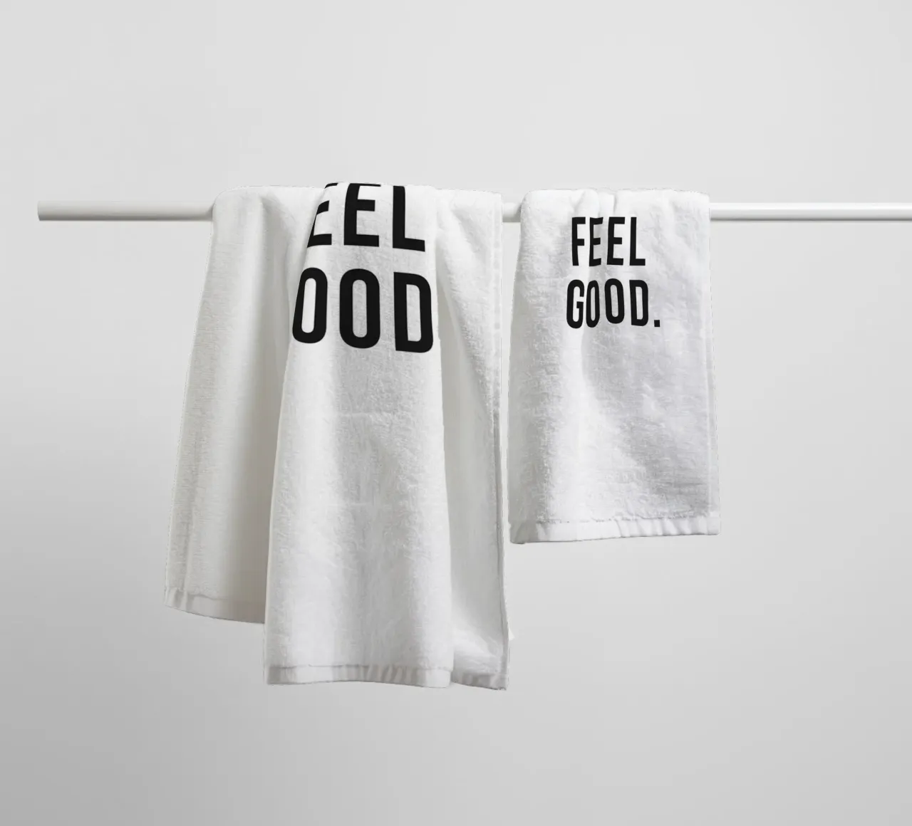 Poster per sentirsi bene asciugamano da bagno da Whole©