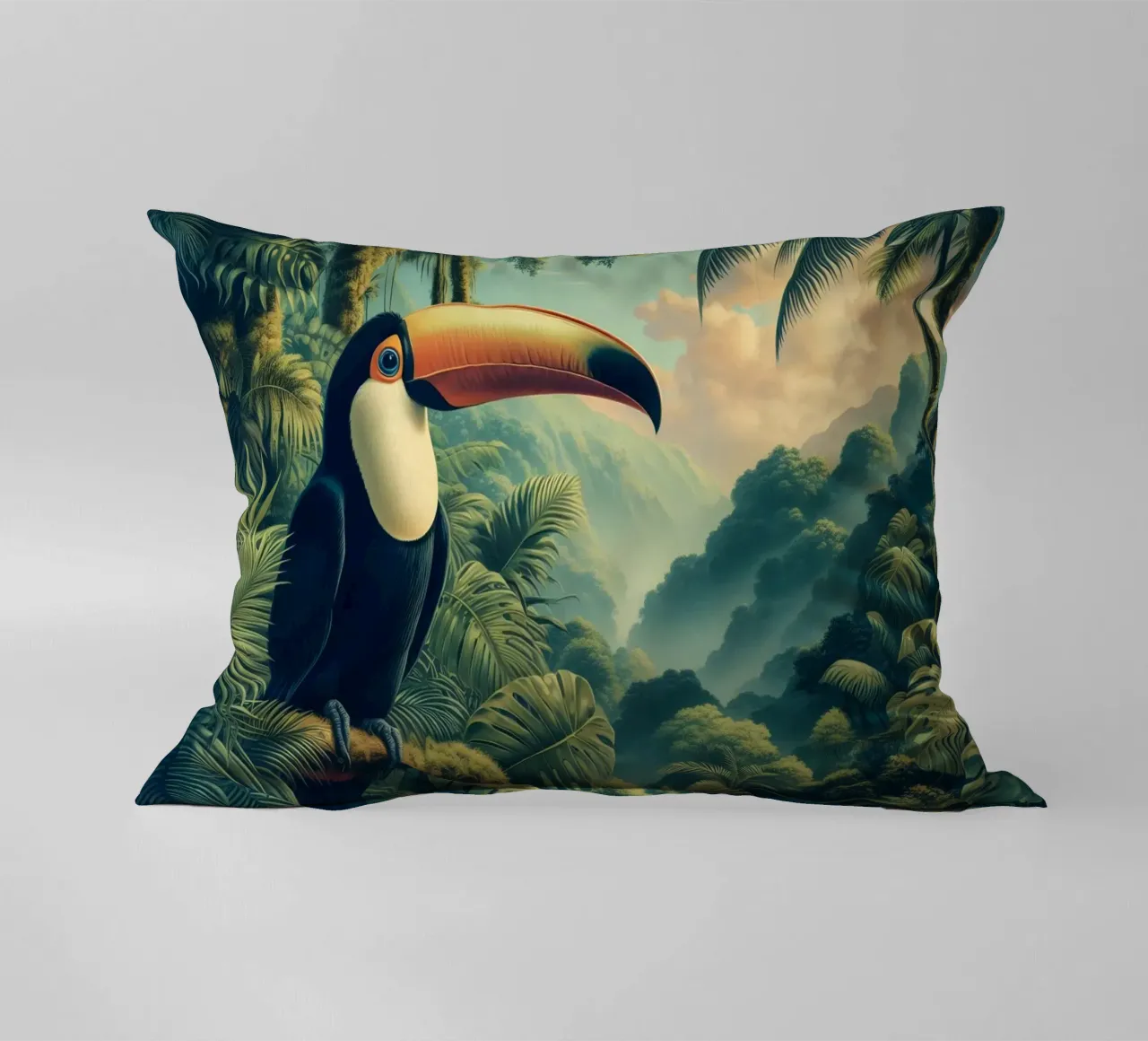 TOUCAN cuscino da RUBIANT ART