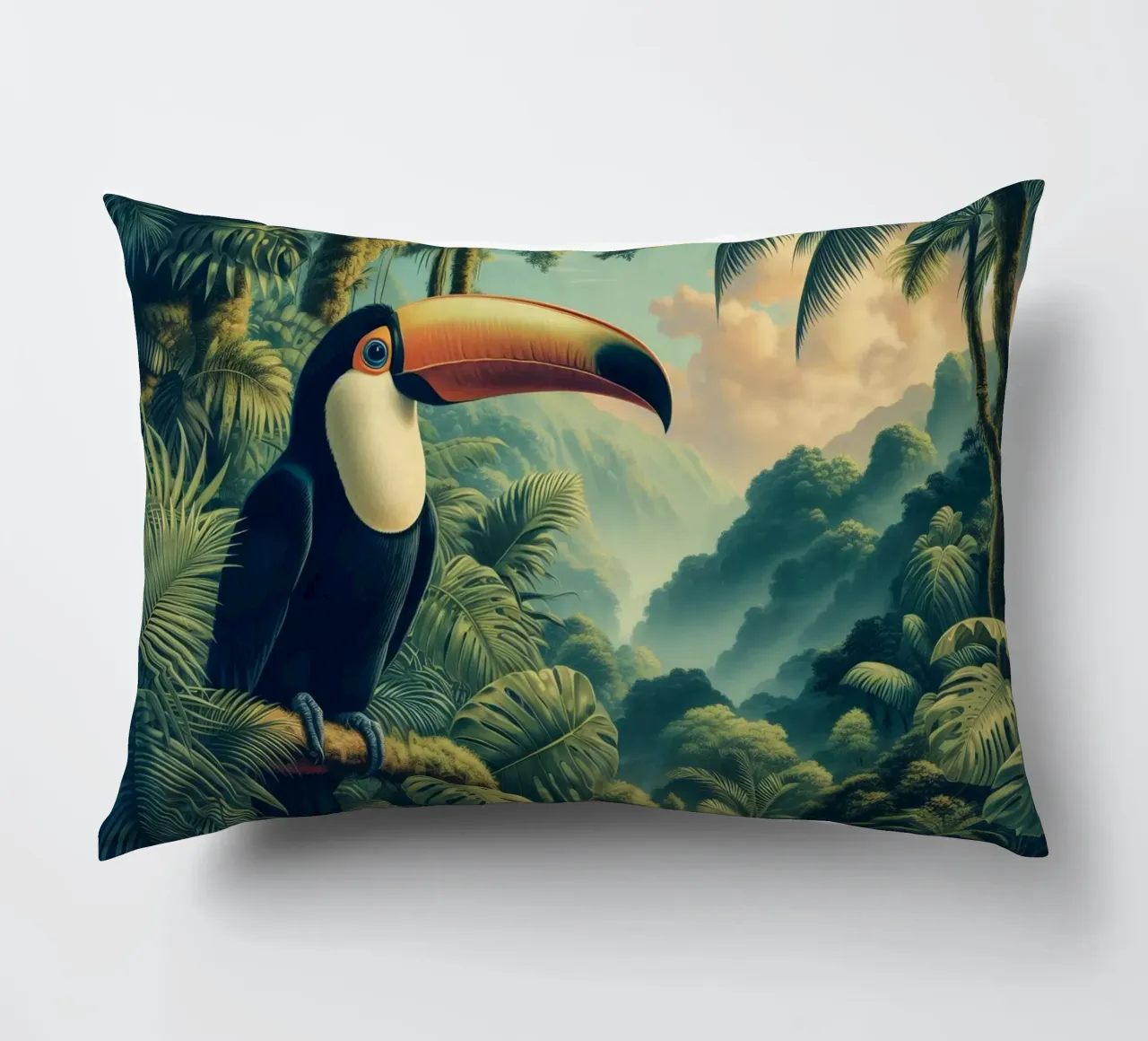 TOUCAN cuscino da RUBIANT ART