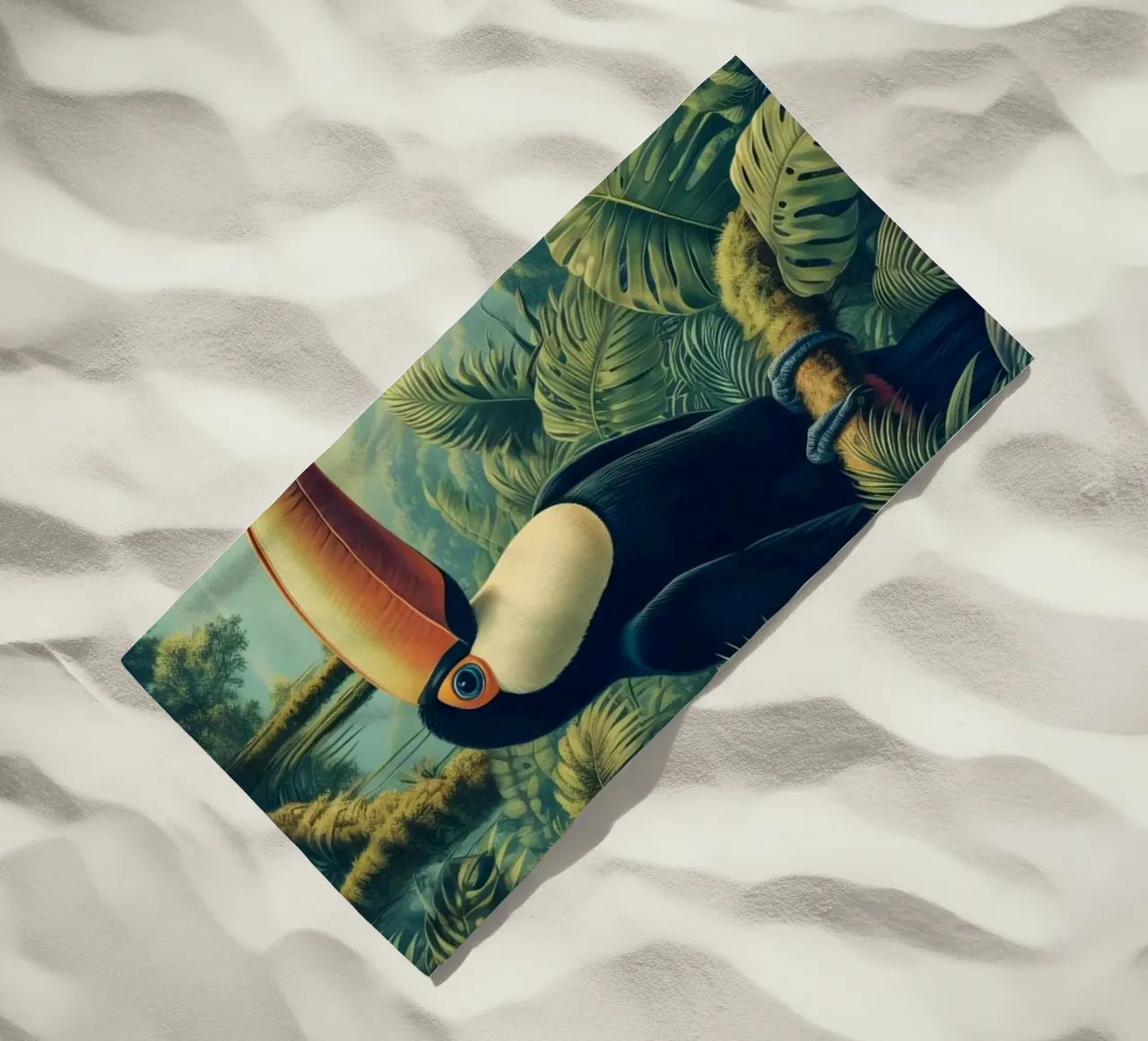 TOUCAN telo mare da RUBIANT ART