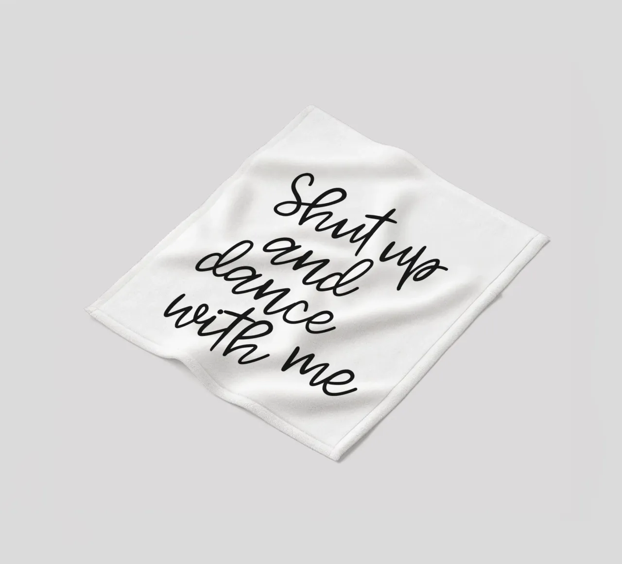 Inspirational dance quote design fleece blanket by Whole©