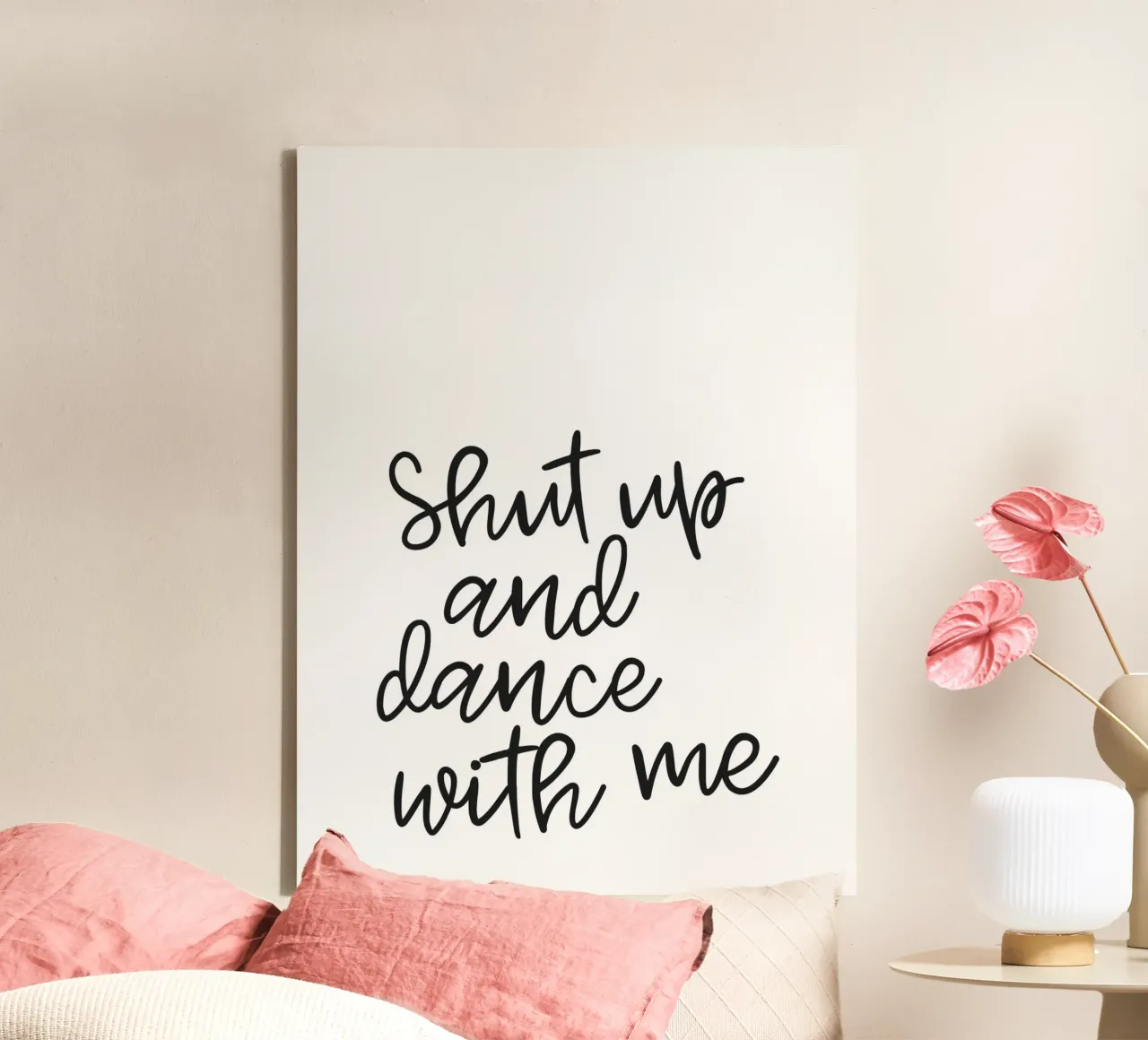 Inspirerend danscitaat ontwerp canvas van Whole©
