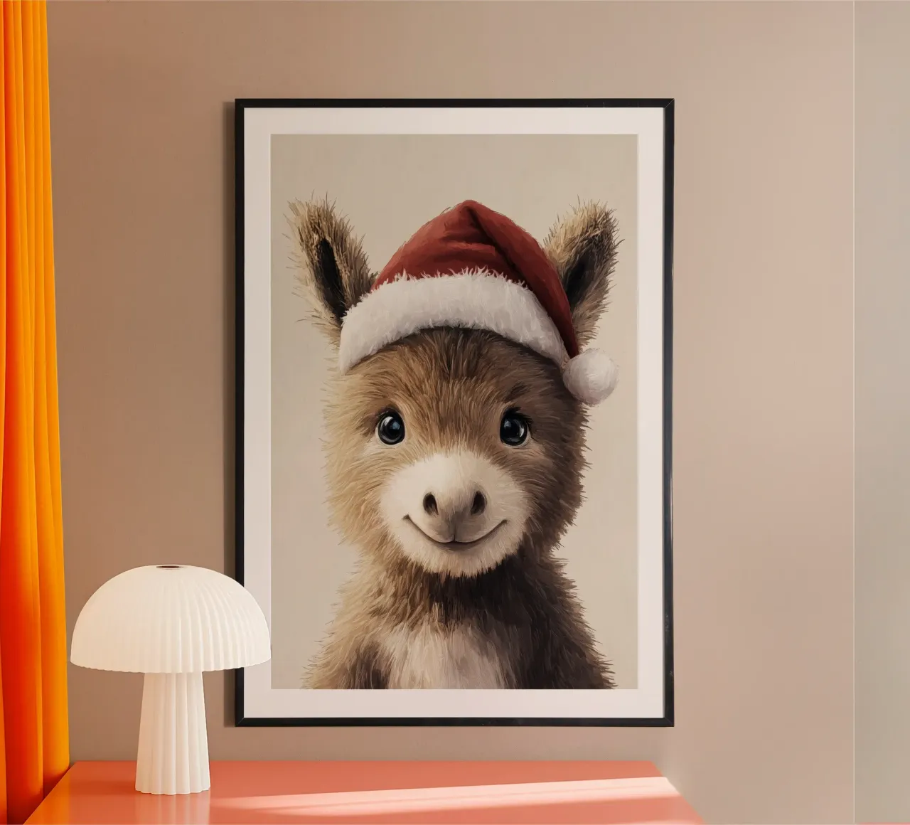 Eroe #22: L'asino festeggia il Natale poster da farbenhelden