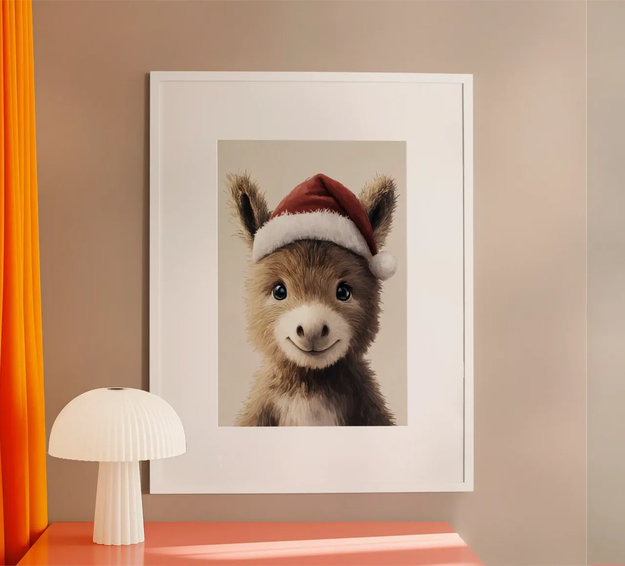 Eroe #22: L'asino festeggia il Natale poster da farbenhelden
