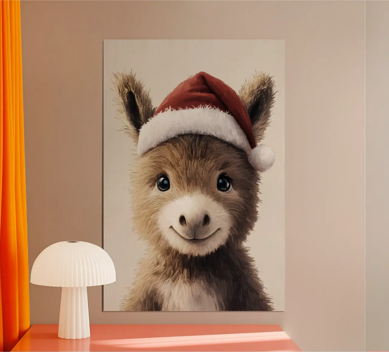 Eroe #22: L'asino festeggia il Natale poster da farbenhelden