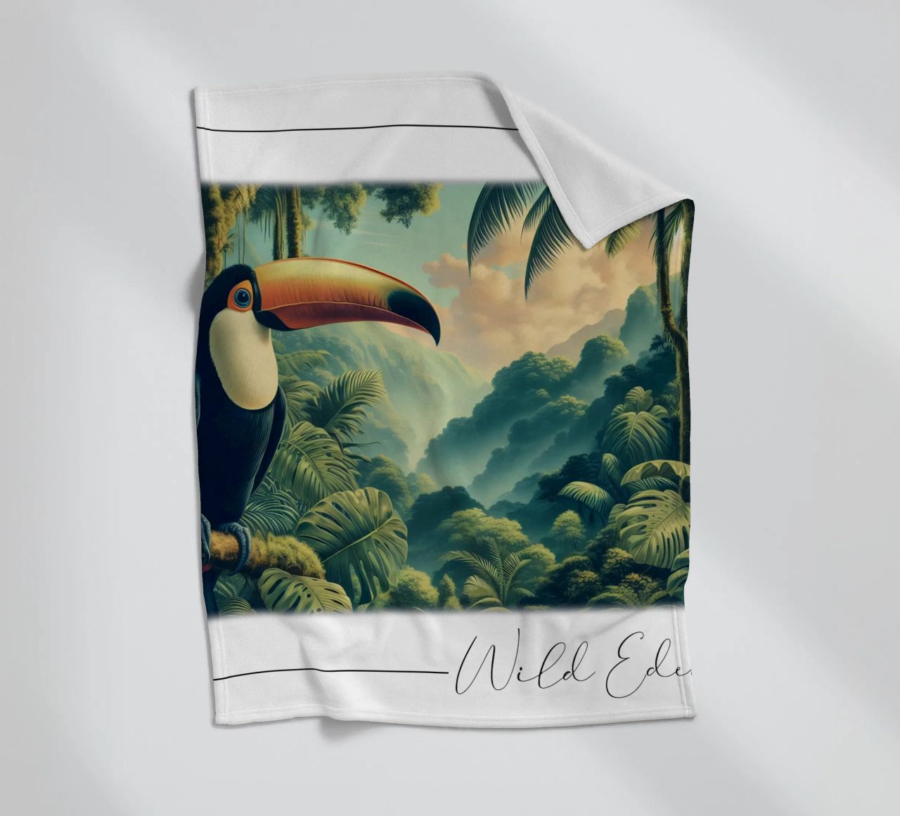 TOUCAN coperta in pile da RUBIANT ART