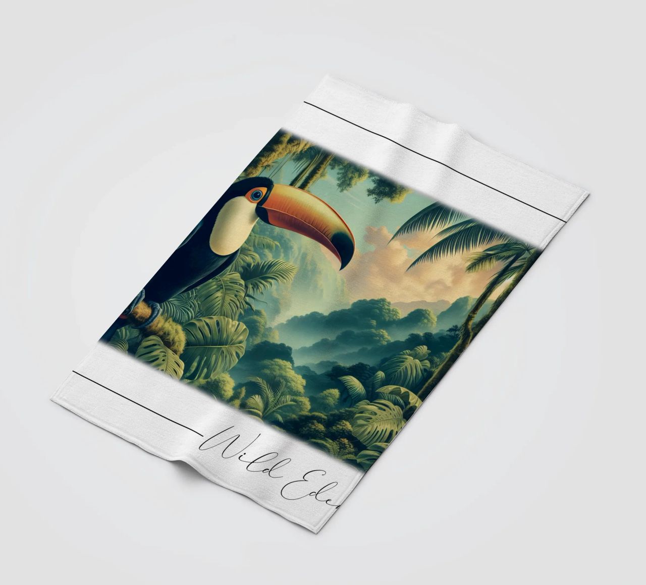 TOUCAN coperta in pile da RUBIANT ART