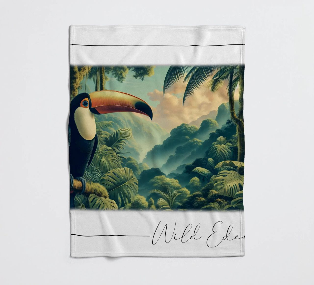 TOUCAN coperta in pile da RUBIANT ART