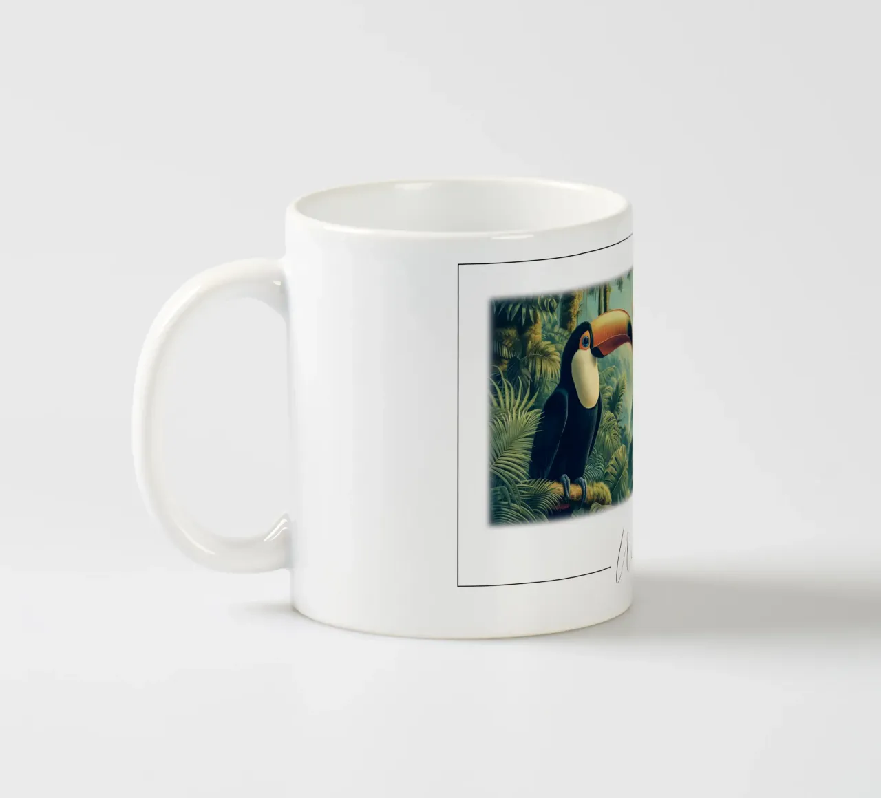 TOUCAN tazza in ceramica da RUBIANT ART