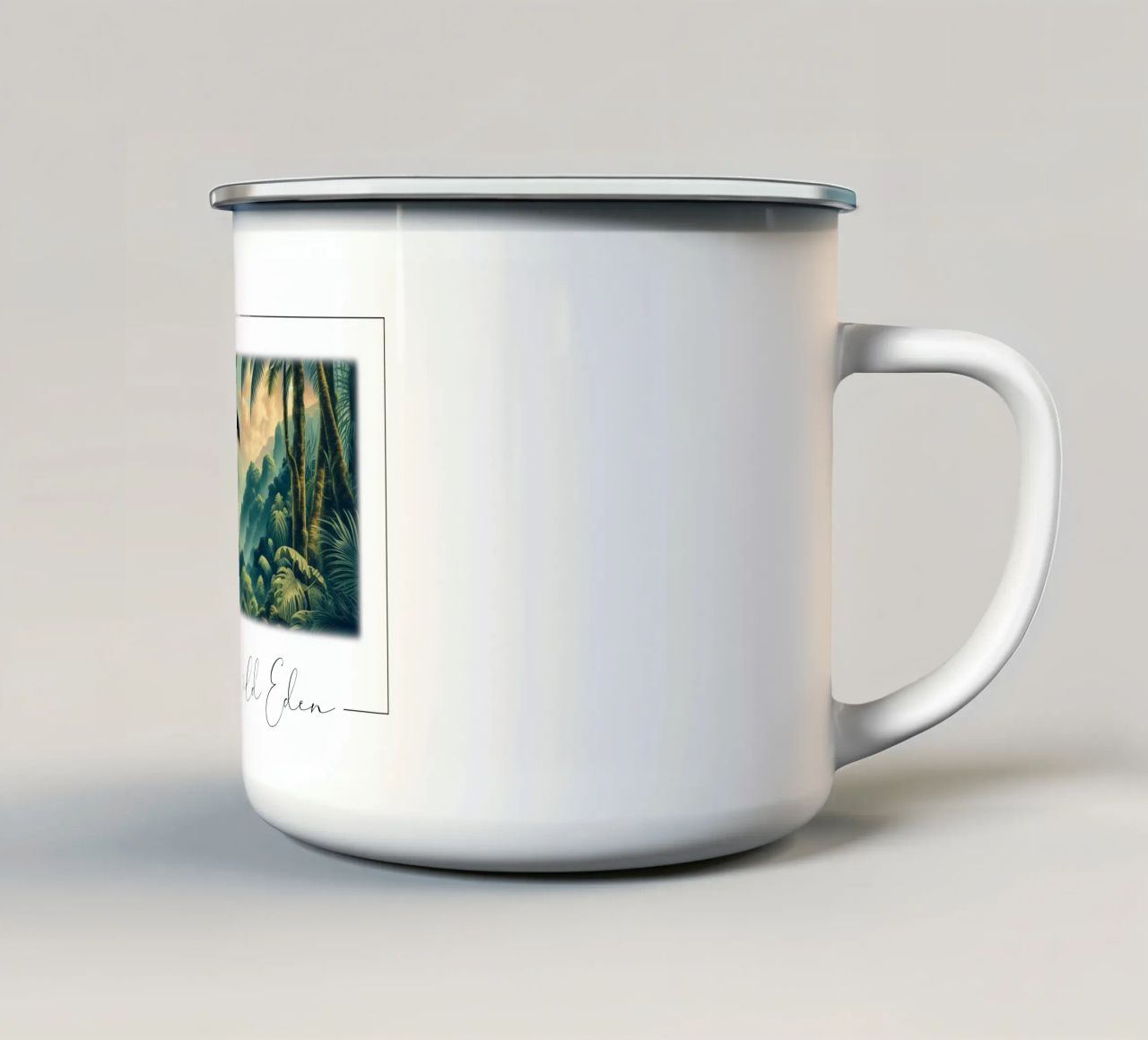 TOUCAN tazza in smalto da RUBIANT ART