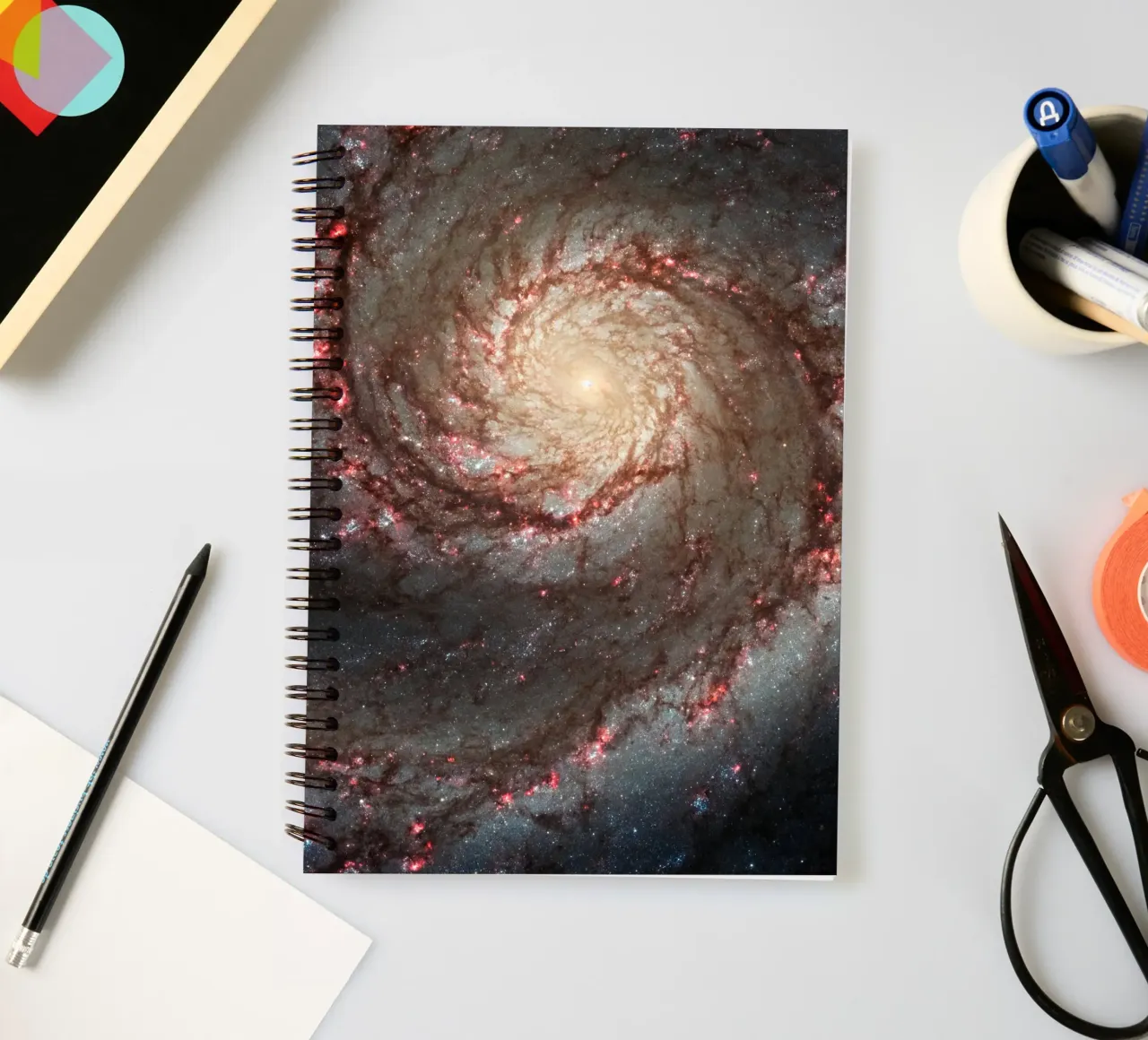hubble telescope high definition image spiral notebook by 🎁 ARTVI-SHOP