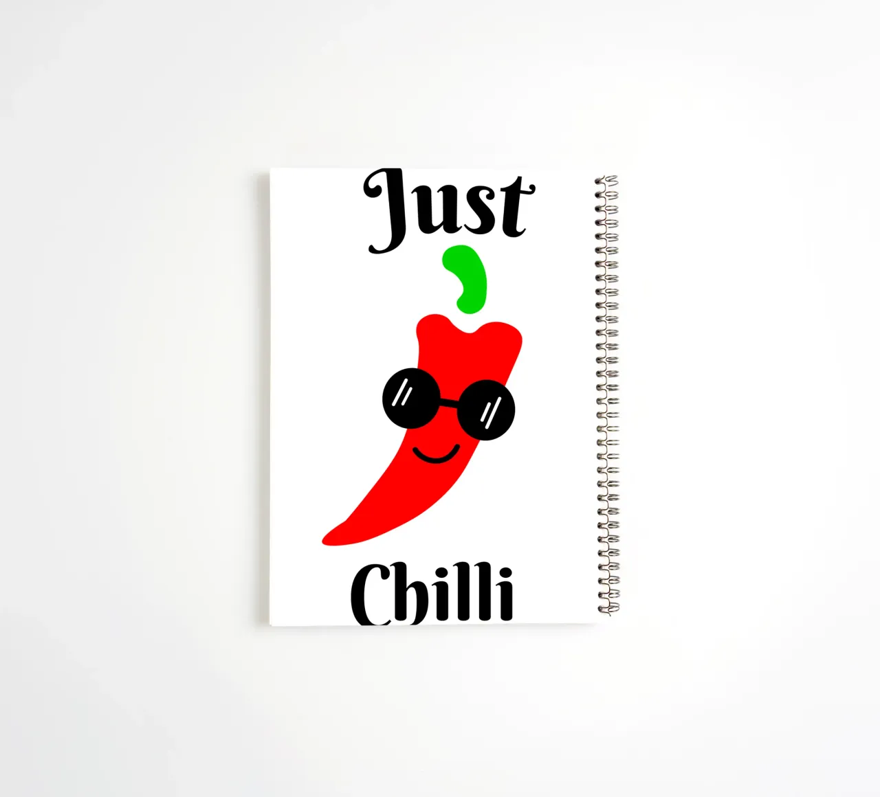 Just chilli spiral notebook by happieeagle