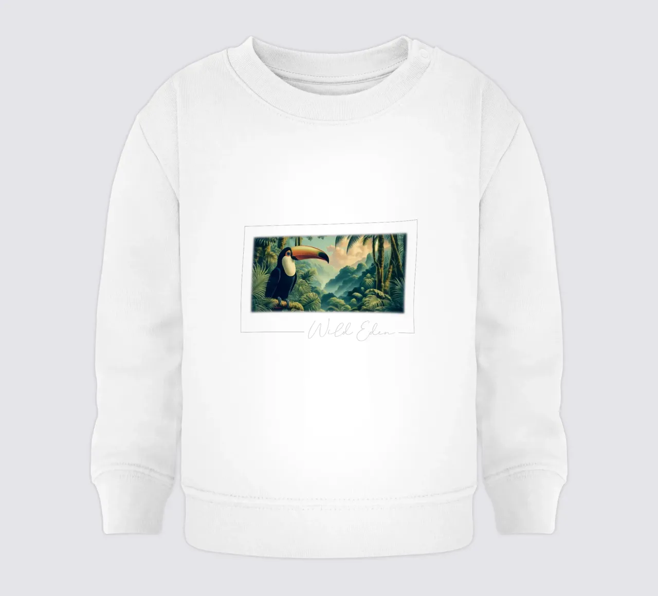 TOUCAN baby sweatshirt by RUBIANT ART