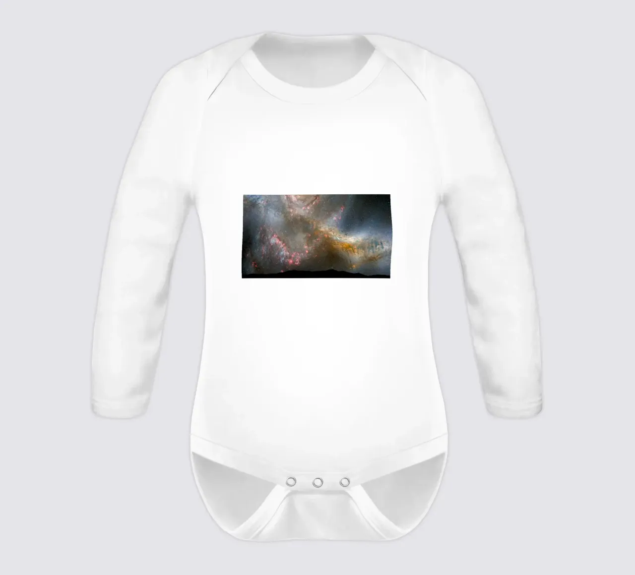 hubble telescope high definition image long-sleeve baby romper by 🎁 ARTVI-SHOP