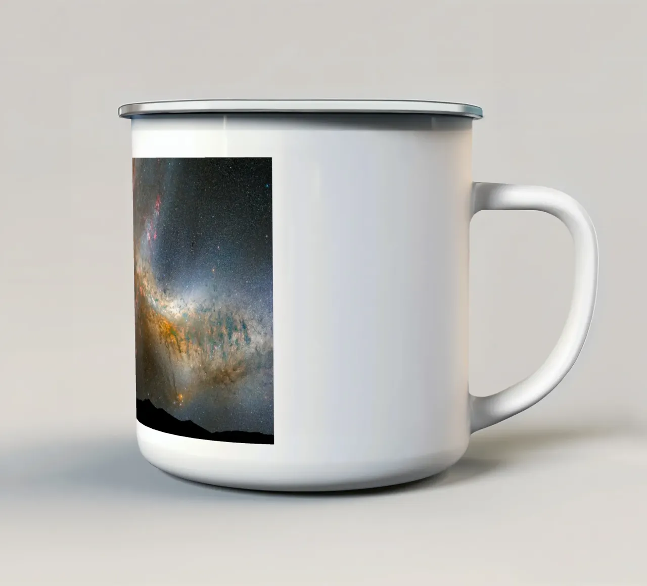 Immagine ad alta definizione del telescopio Hubble tazza in smalto da ARTVI-SHOP