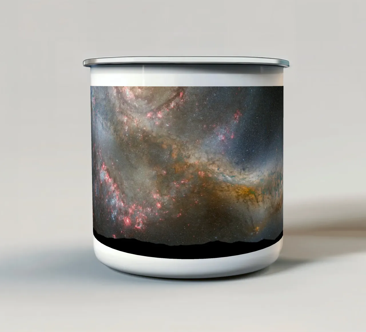 Immagine ad alta definizione del telescopio Hubble tazza in smalto da ARTVI-SHOP