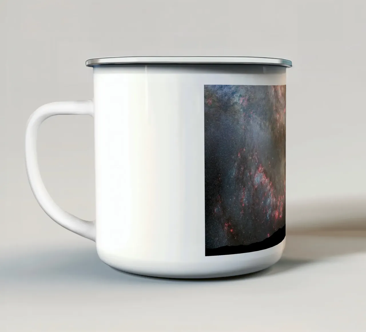 Immagine ad alta definizione del telescopio Hubble tazza in smalto da ARTVI-SHOP