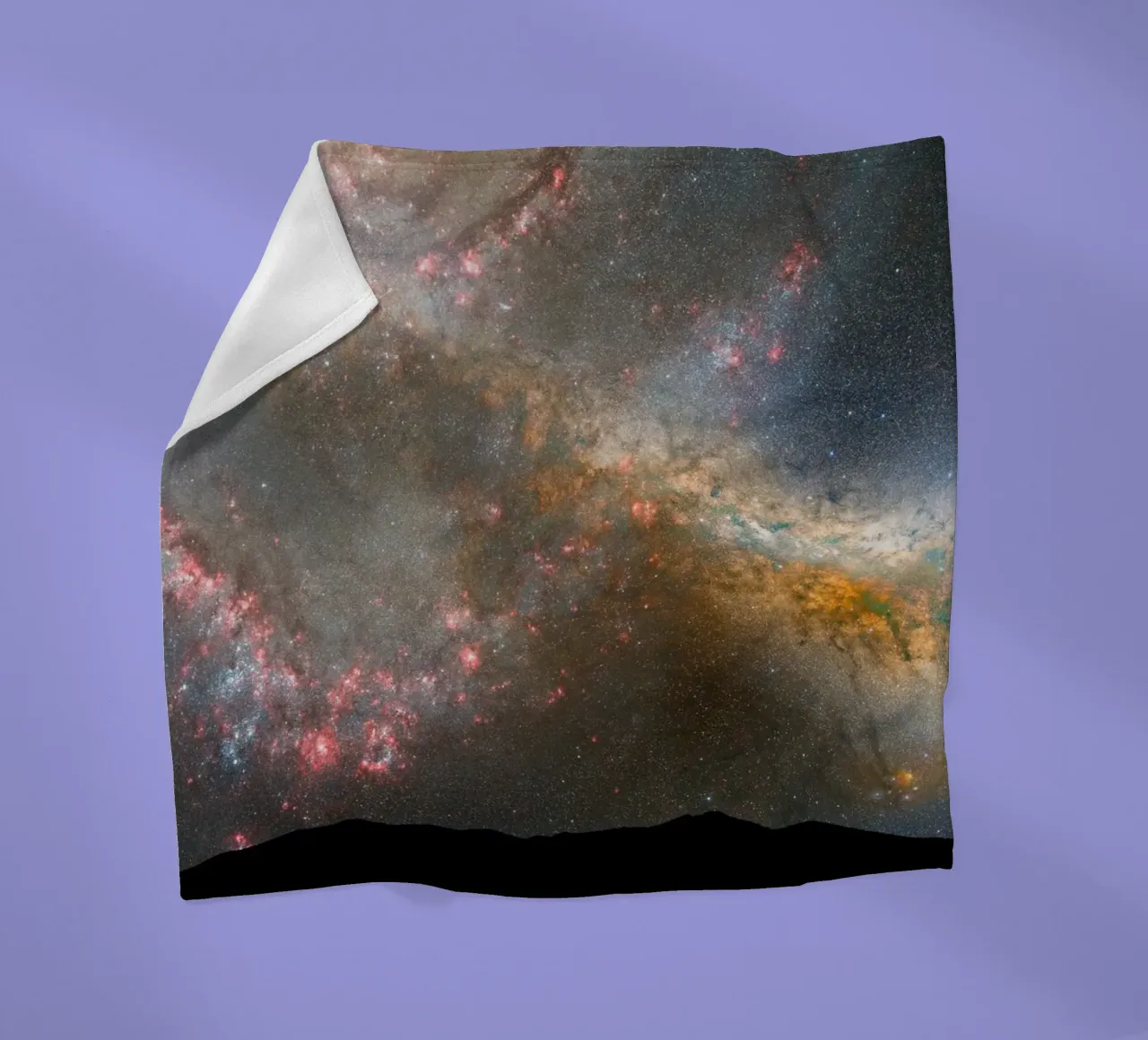 hubble telescope high definition image fleece blanket by 🎁 ARTVI-SHOP