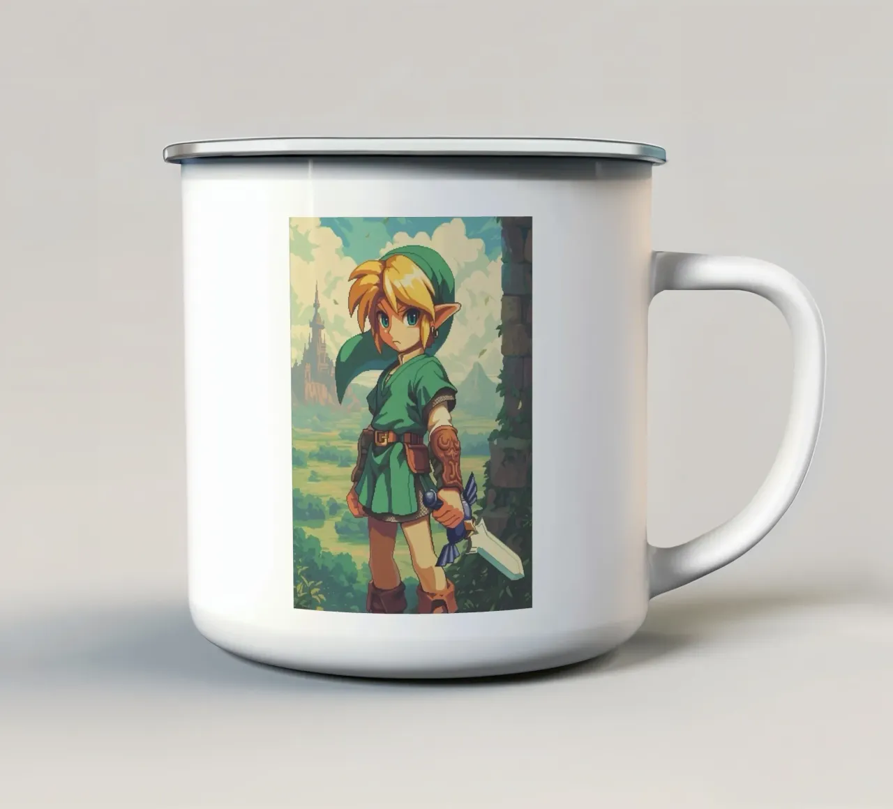 gioco d'avventura tazza in smalto da ontoseno