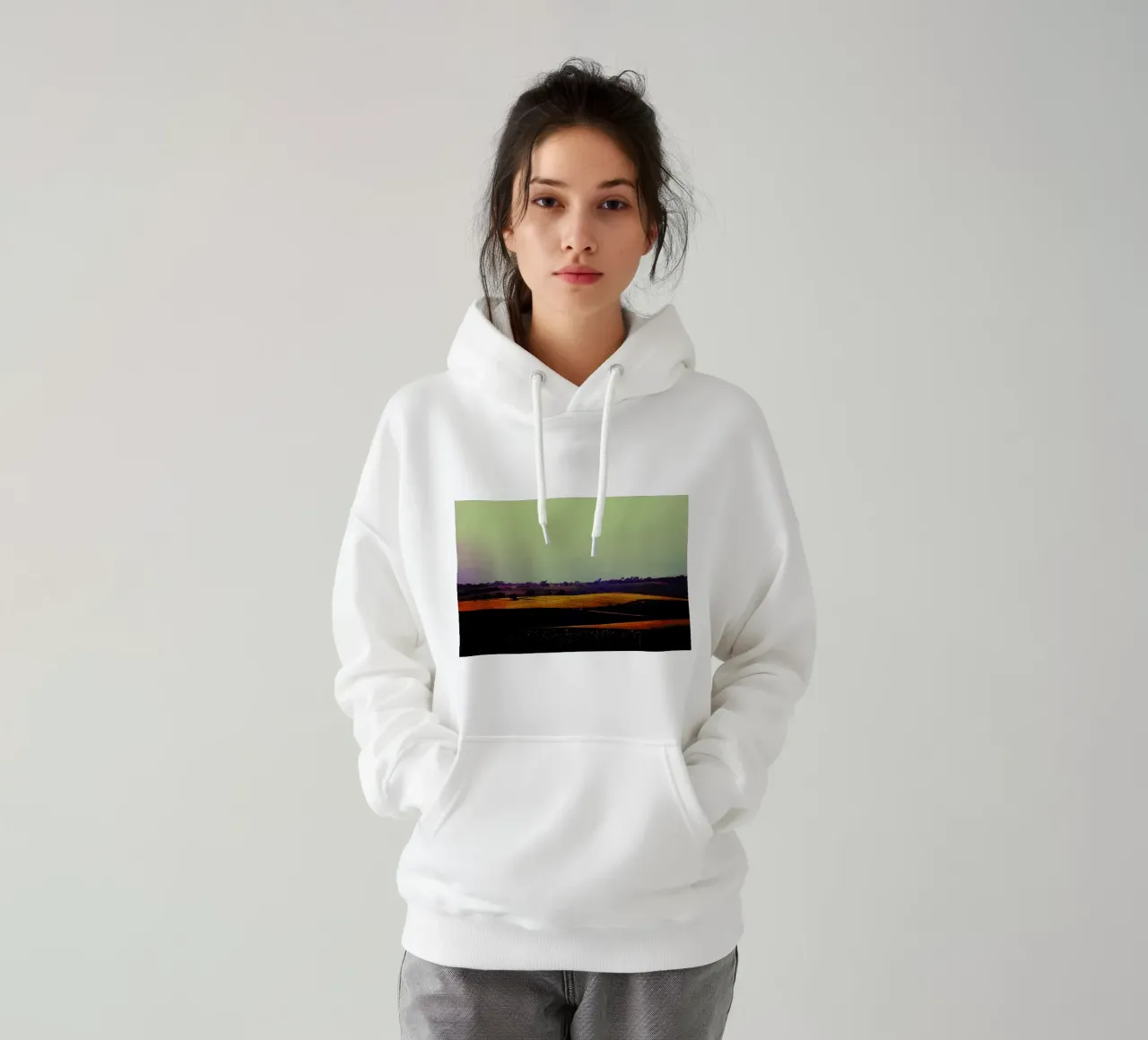 Canola in Concordia felpa con cappuccio da Emma Zoe Brew
